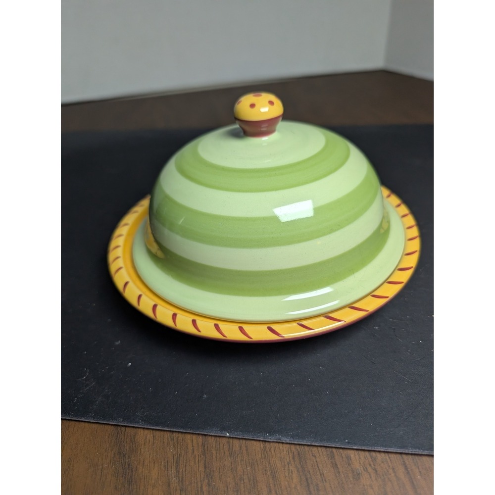 Pfaltzgraff Secrets Of Pistoulet Butter Or Cheese Dome By Jana Kolpen